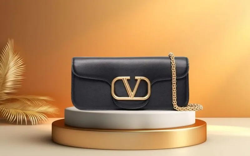 Túi Valentino chính hãng thường có logo sắc nét, đường may đều, phom túi chắc và phụ kiện hoàn thiện tinh xảo.